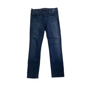 Goldsign 32 Missfit midrise midnight blue dark wash blue/black jeans